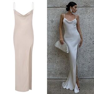 Meshki Cream Maxi Dress